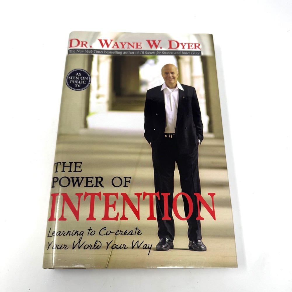 The Power of Intention Dr Wayne Dyer Hardcover Self Help Book Hay House